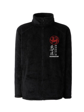 Fleecejacke Schwarz